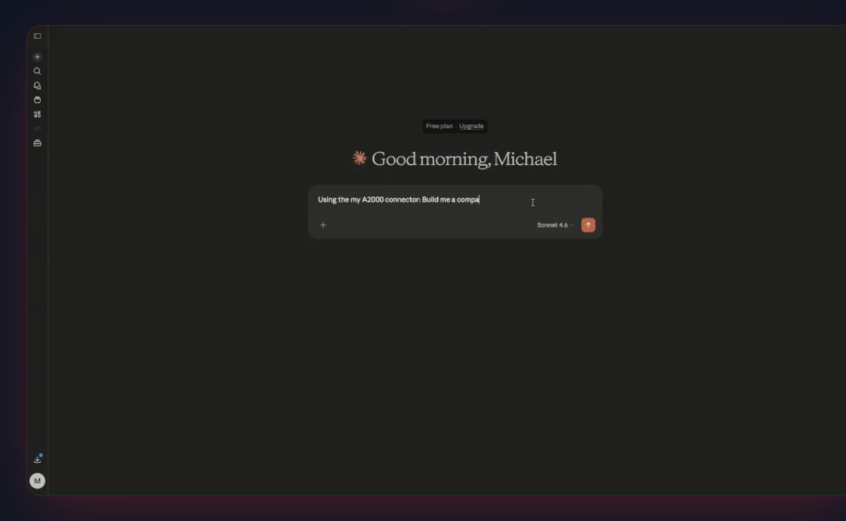 Footwear ERP connector for AI assistants